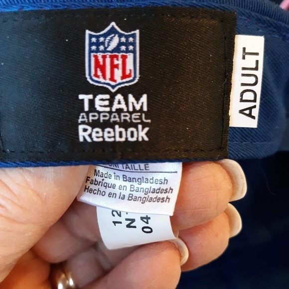 NFL Team Apparel New York Giants Reebok Adjustable Back - Picture 7 of 8